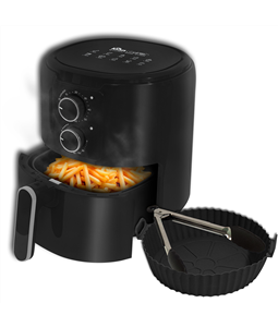Air Fryer Fritadeira Preta 4,2L 1650w 127V Kian c/ Forma Af-103