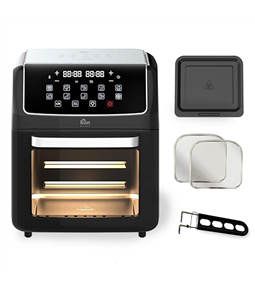 Air Fryer Oven Grande Forno 12 Litros 2000w 220v Preto Kian