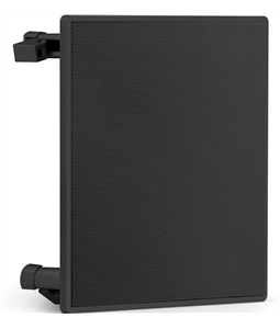 Arandela Caixa Som Embutir Frahm 6" Coaxial Cx 50W Quadrada Preta