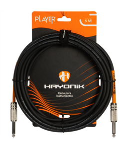 Cabo �udio Instrumento P10 x P10 (Macho) Hayonik Player 5m