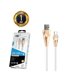 Cabo Carregador Ultra R�pido Tipo-C 1m Resistente Android Elg ALCWH