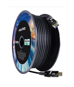 Cabo HDMI 8K Fibra �ptica 2.1 3D 50 Metros HDR10 Aqu�rio