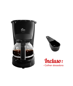 Cafeteira El�trica Kian Preta 127V 600W 20 X�caras de Caf�