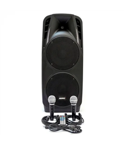 Caixa Ac�stica Lexsen Ls-210a Mp3 300w Rms c/ 2 microfones