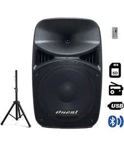 Caixa de Som Ativa Oneal Opb 915 BT 180W Rms Bluetooth Trip�