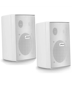 Caixa Som Ambiente Frahm PS200 New Branco c/ suporte Par