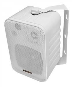 Caixas Som Ambiente Hayonik MSB60N Branca c/ suporte Par 60w