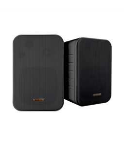 Caixas Som Ambiente Hayonik MSB60N Preto c/ suporte Par 60w