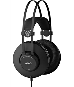 Fone de Ouvido AKG K52 Preto Headphone DJ Est�dio Palco