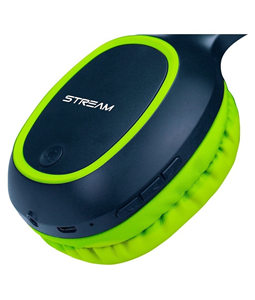 Fone Ouvido Headset S/ Fio Bluetooth Microfone Azul Elg EPB-MS1NB