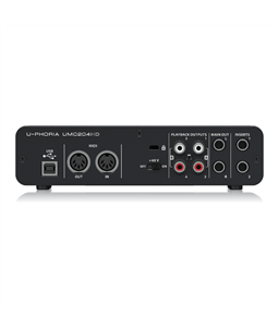 Interface �udio Behringer U-phoria Umc 204hd Usb Combo Midi