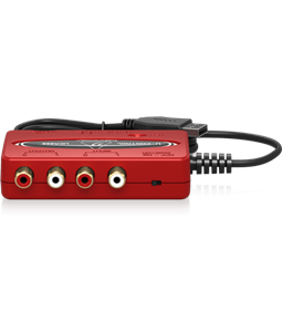 Interface �udio Behringer UCA222 U-Control USB �ptico RCA