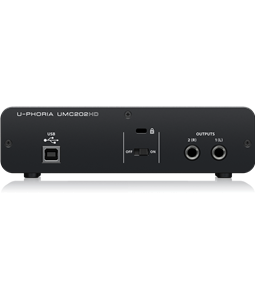 Interface �udio Behringer UMC202HD U-Phoria Usb P10 XLR/TRS