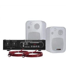 Kit Som Ambiente Hayonik Ambience 2000 V2 Branco Par Caixas