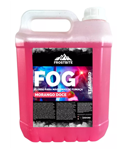 L�quido Fluido M�quina Fuma�a Fog Morango Gal�o 5L FROSTBITE