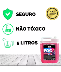L�quido Fluido M�quina Fuma�a Fog Morango Gal�o 5L FROSTBITE