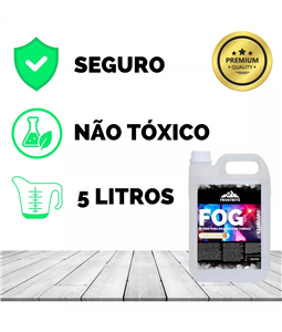 L�quido Fluido M�quina Fuma�a Fog Neutro S/ Cheiro Frostbite 5L