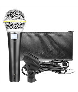 Microfone C/ Fio Kadosh K58A C/ Cachimbo Bag e Cabo Din�mico