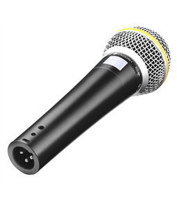 Microfone C/ Fio Kadosh K58A C/ Cachimbo Bag e Cabo Din�mico