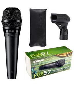 Microfone Instrumental Profissional Shure PGA57-LC Din�mico