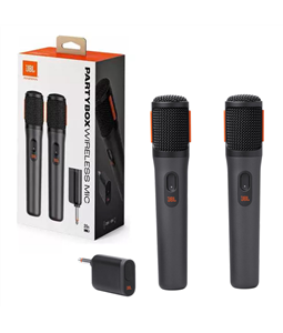 Microfone JBL Duplo S/ Fio Wireless JBL Karaok� Original Party Box