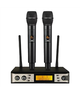 Microfone Kadosh S/ Fio K-402M Digital Multifrequ�ncia Duplo