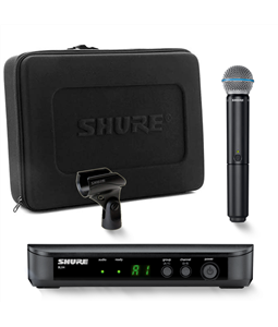 Microfone Profissional S/ Fio Shure BLX24/B58 C�psula BETA58