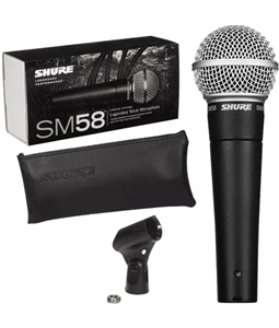 Microfone Profissional Shure SM58 Vocal Din�mico Cardioide