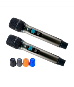Microfone S/ Fio Br8000 UHF M�o Duplo 50 Metros Din�mico Tsi
