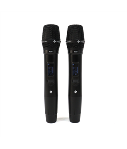 Microfone S/ Fio Recarreg�vel Kadosh K-522M Duplo P/ Rack