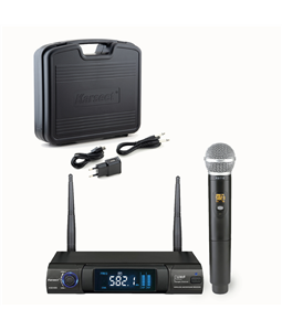 Microfone Sem Fio Karsect Ks248Sm Single Homologado Uhf