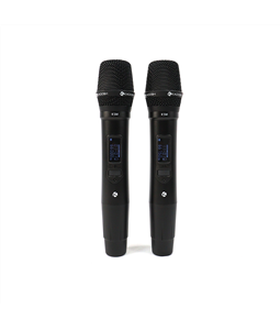 Microfone Sem Fio Profissional Kadosh K-502M Duplo Recarreg�vel