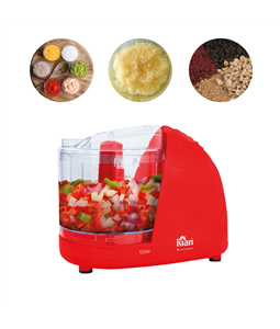 Processador Alimentos Mini 220V Tritura Pica Vermelho Kian
