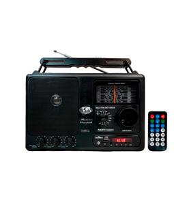 R�dio Port�til 12 Faixas USB BT SD Controle Remoto Motobras