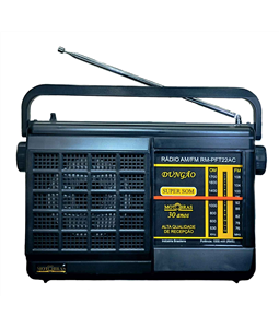 R�dio Port�til 2 Faixas AM/FM Recep��o OM Motobras Rm-pft22ac