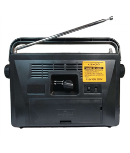 R�dio Port�til 2 Faixas AM/FM Recep��o OM Motobras Rm-pft22ac