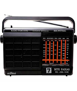 R�dio Port�til 7 Faixas Fm/AM/Oc Pilha Rm-PFT73AC MotoBras