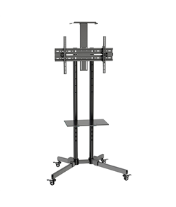 Suporte Tv LCD Plasma Led Pedestal Rack Ch�o Rodas 32" a 75" A06V6S Elg